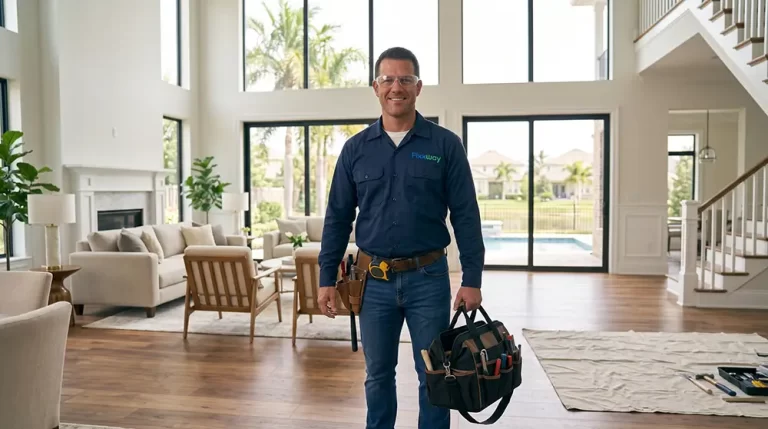 Fixxway technician providing professional handyman services in tampa.